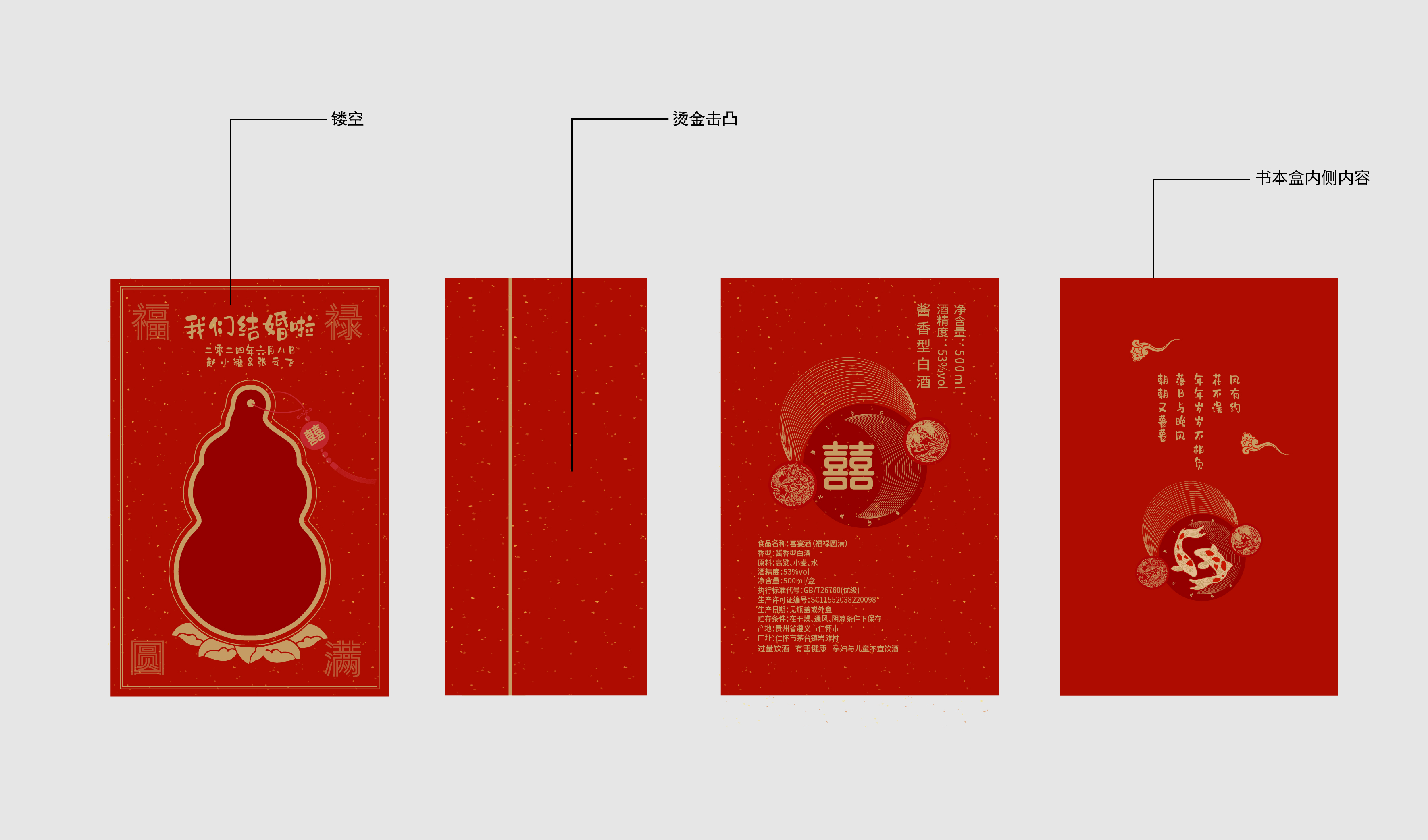 婚宴&mdash;&mdash;福禄圆满 酒包装设计 平面文件